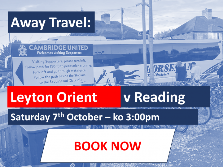 Travel to Leyton Orient 7th October 2023 STAR